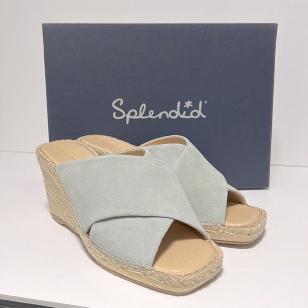 SPLENDID WOMEN'S BRITT SQUARE TOE
ESPADRILLE WEDGE